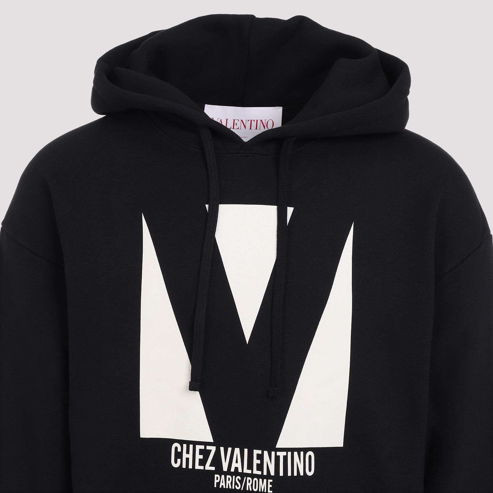 VALENTINO Chic Men's Cotton Hoodie - Perfect for SS25