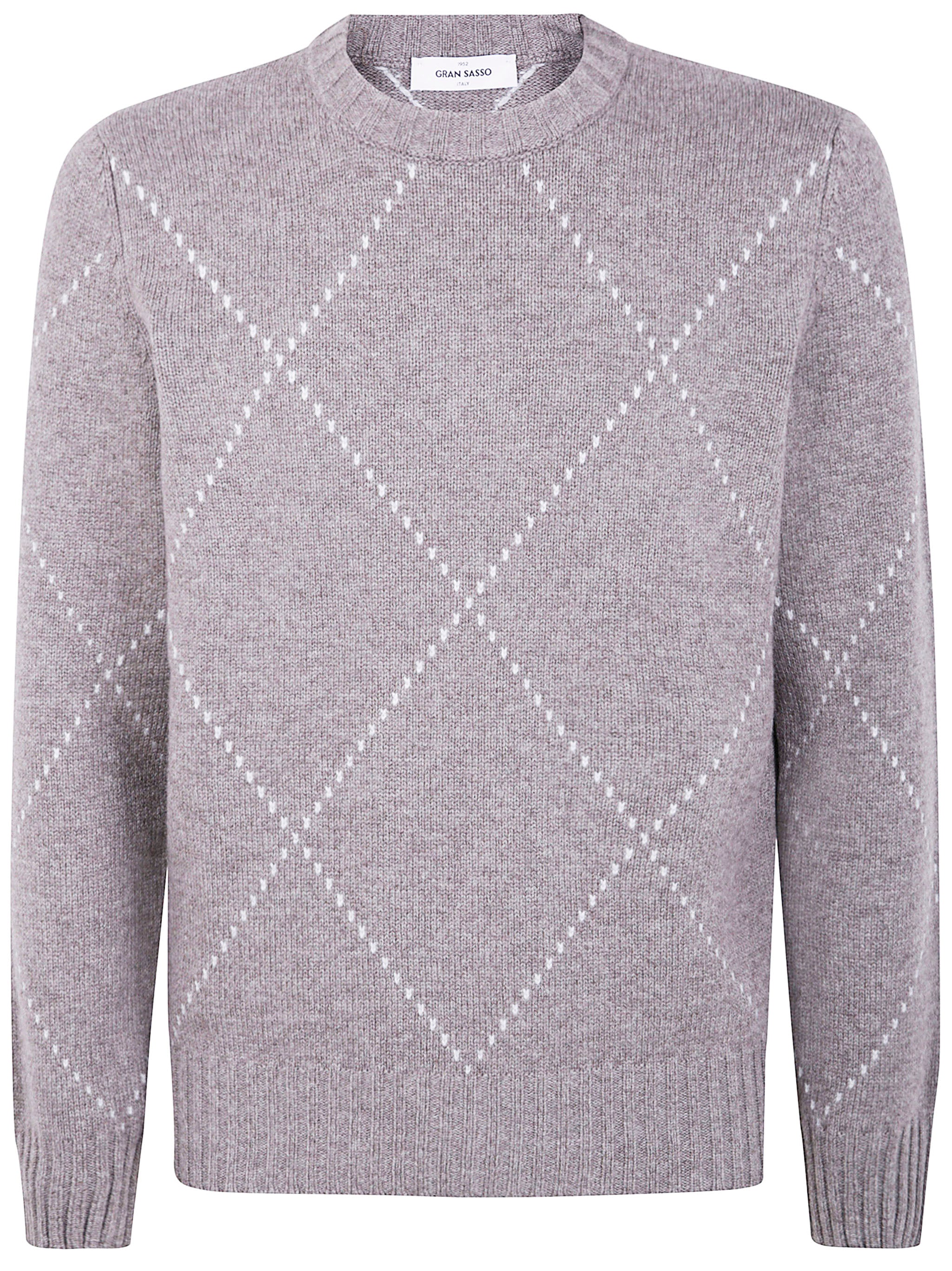 GRAN SASSO Classic Round Neck Sweater for Men