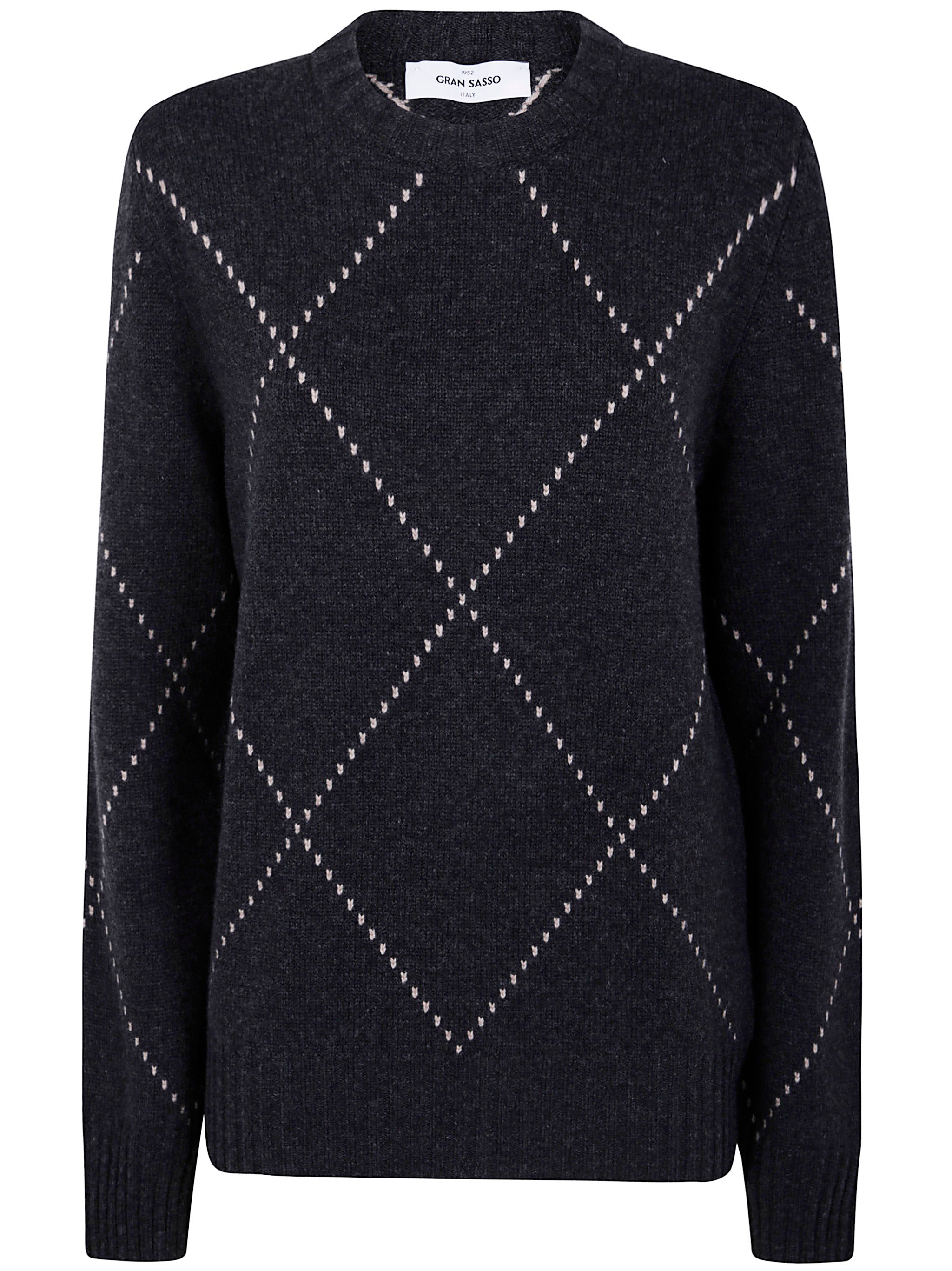 GRAN SASSO Round Neck Sweater for Men - Fall/Winter 2025