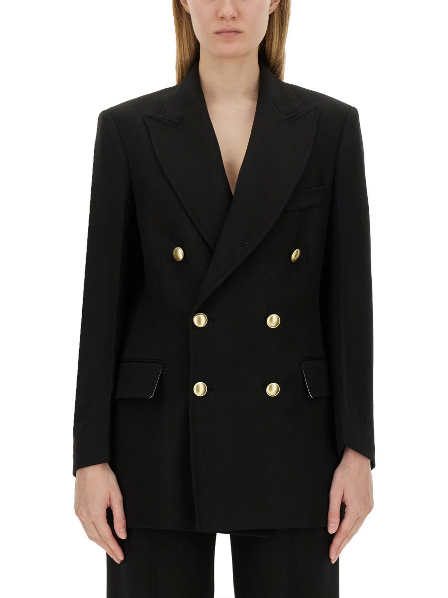 VICTORIA BECKHAM Double-Breasted Jacket - Size 8 UK