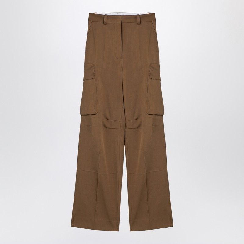 VICTORIA BECKHAM Cotton Cargo Trousers