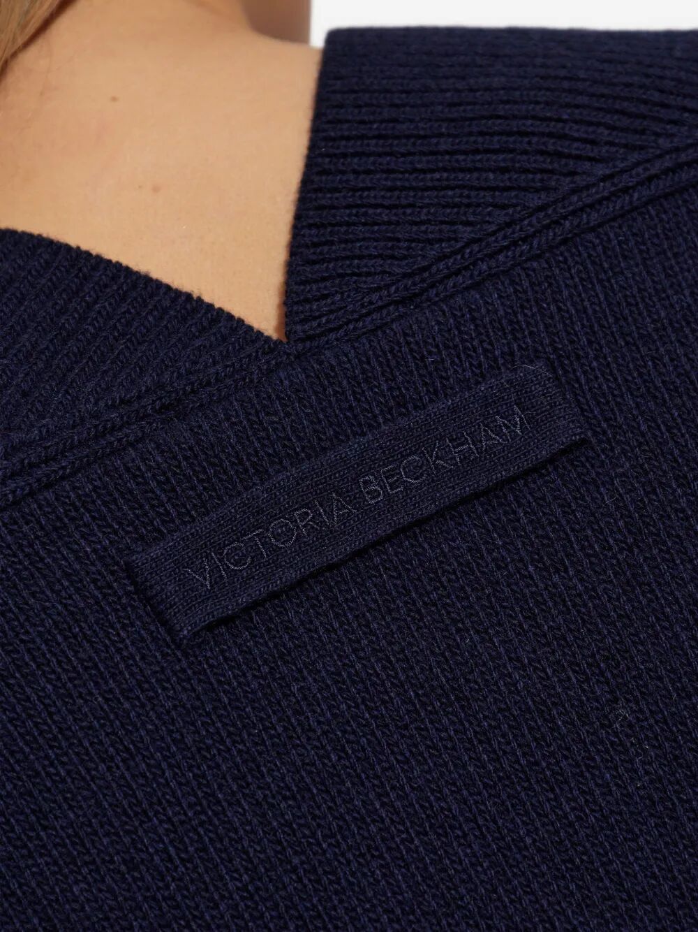 VICTORIA BECKHAM Cashmere Blend V-Neck Jumper for Women