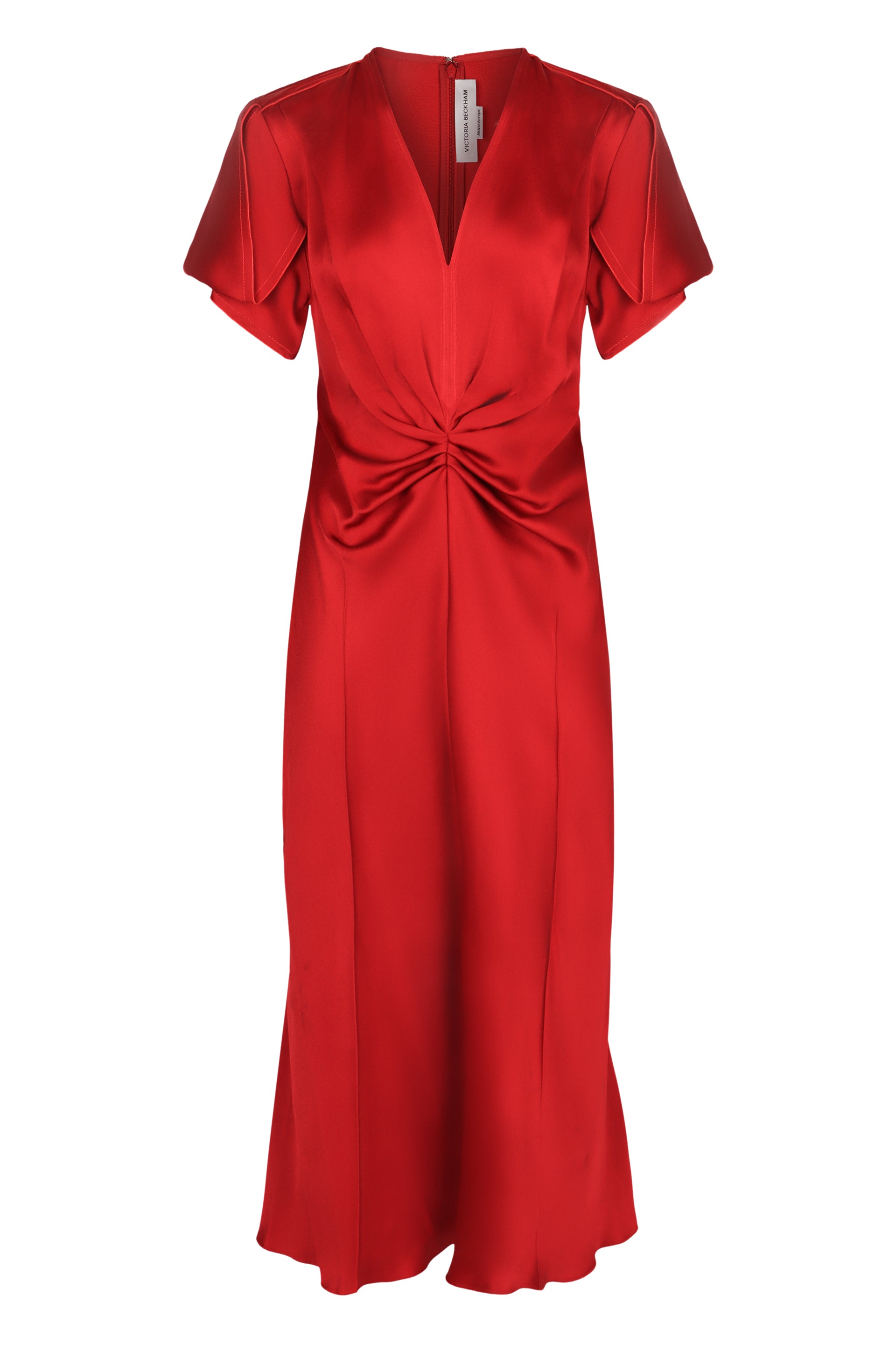 VICTORIA BECKHAM Draped Midi Dress