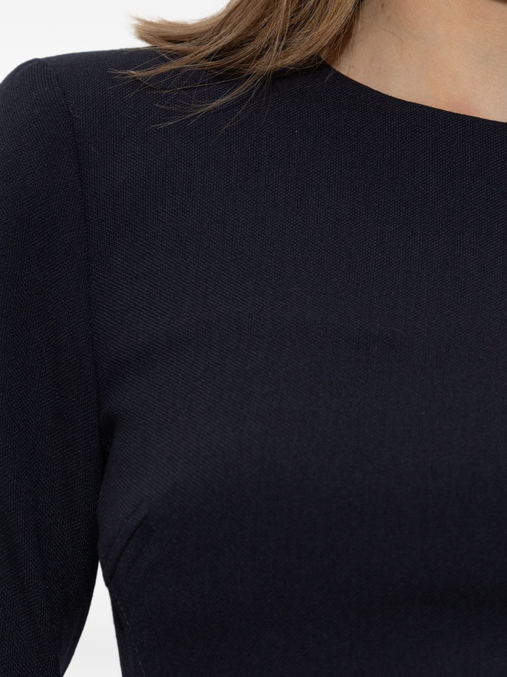 VICTORIA BECKHAM Fitted Long Sleeve Dress