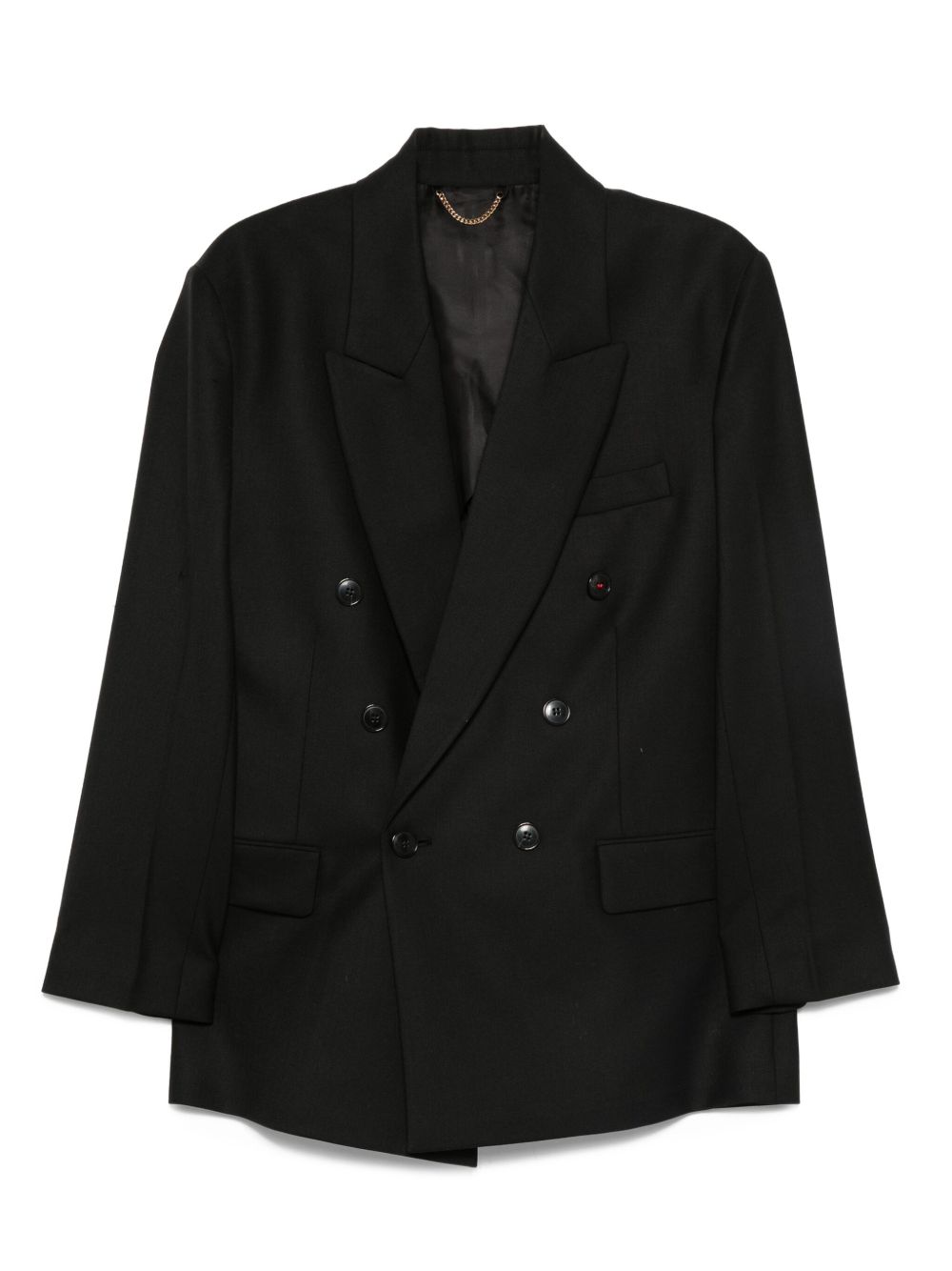 VICTORIA BECKHAM Double-Breasted Wool Blend Jacket
