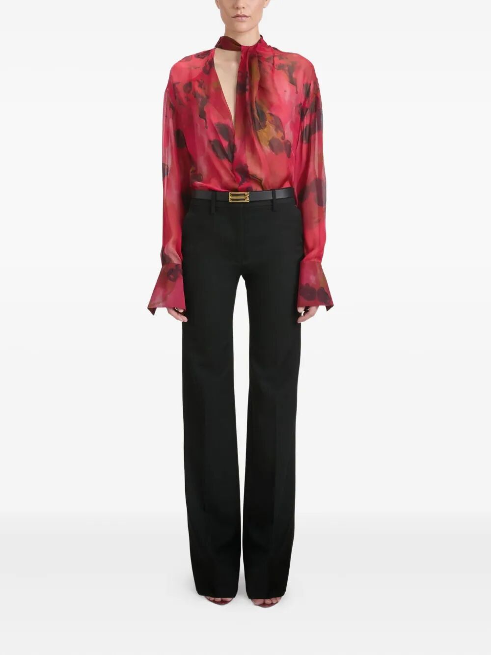 VICTORIA BECKHAM Tailored Straight Leg Trousers