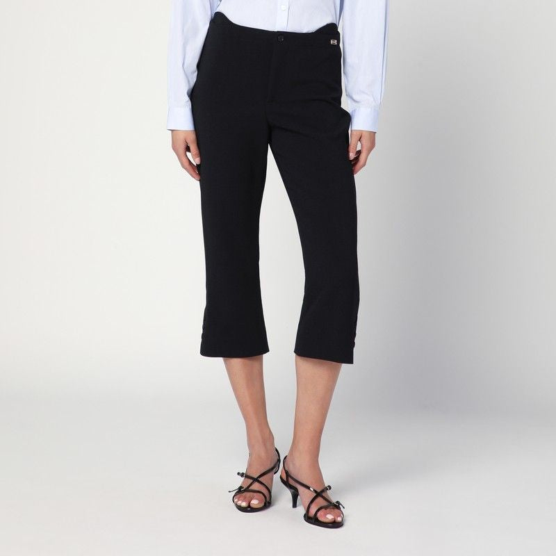VICTORIA BECKHAM High-Waisted Cropped Trousers