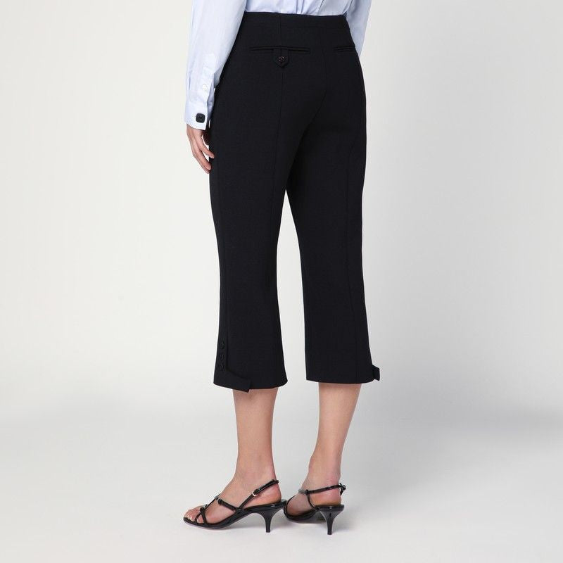 VICTORIA BECKHAM High-Waisted Cropped Trousers