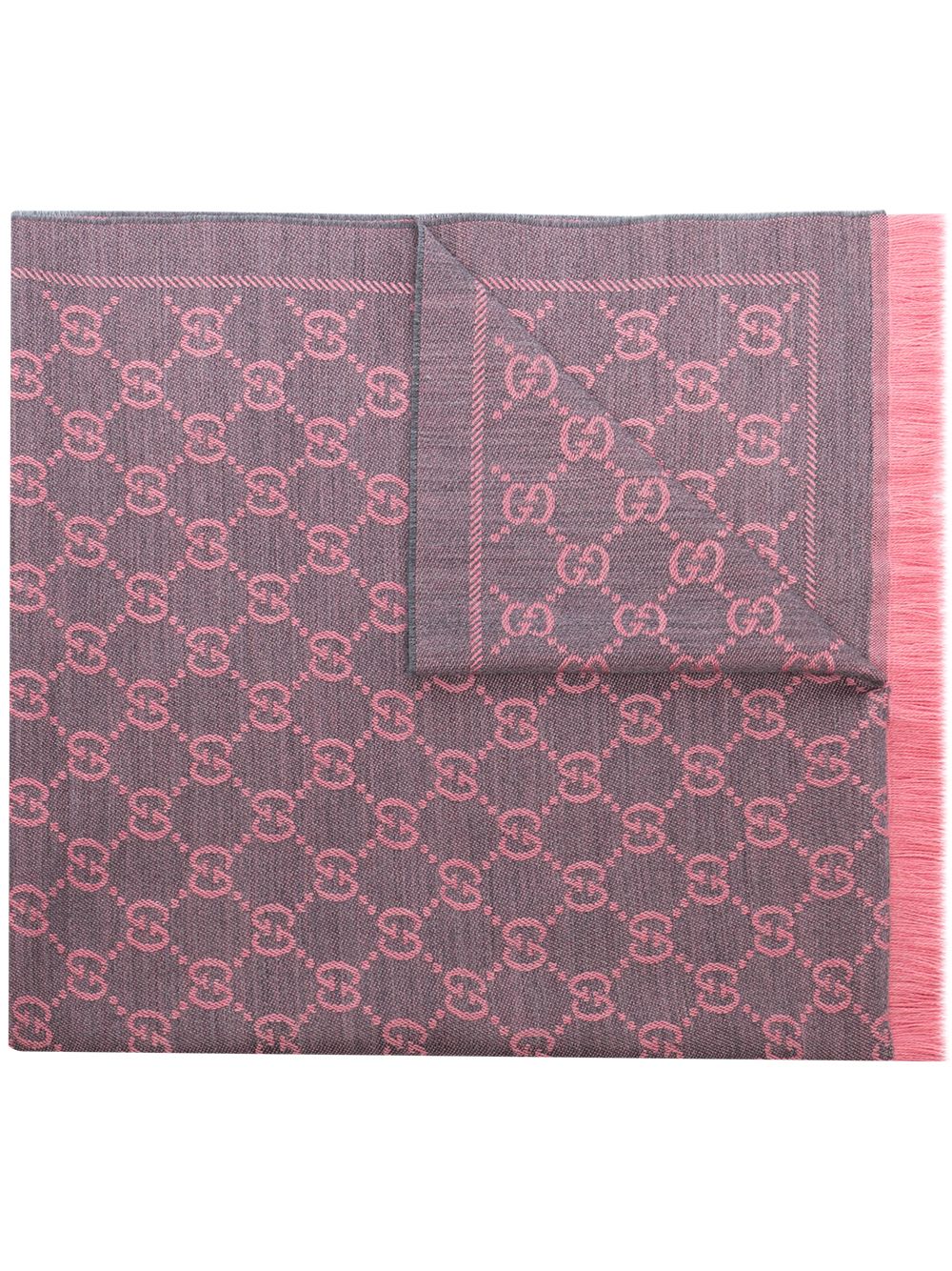 GUCCI Jacquard Logo Scarf