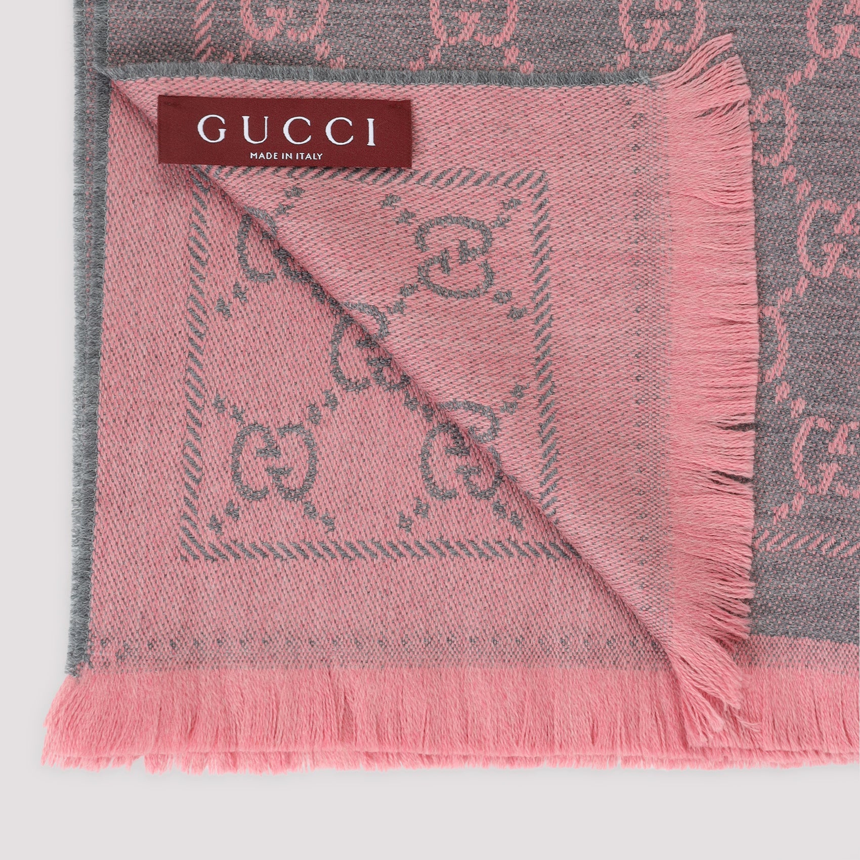 GUCCI Jacquard Logo Scarf