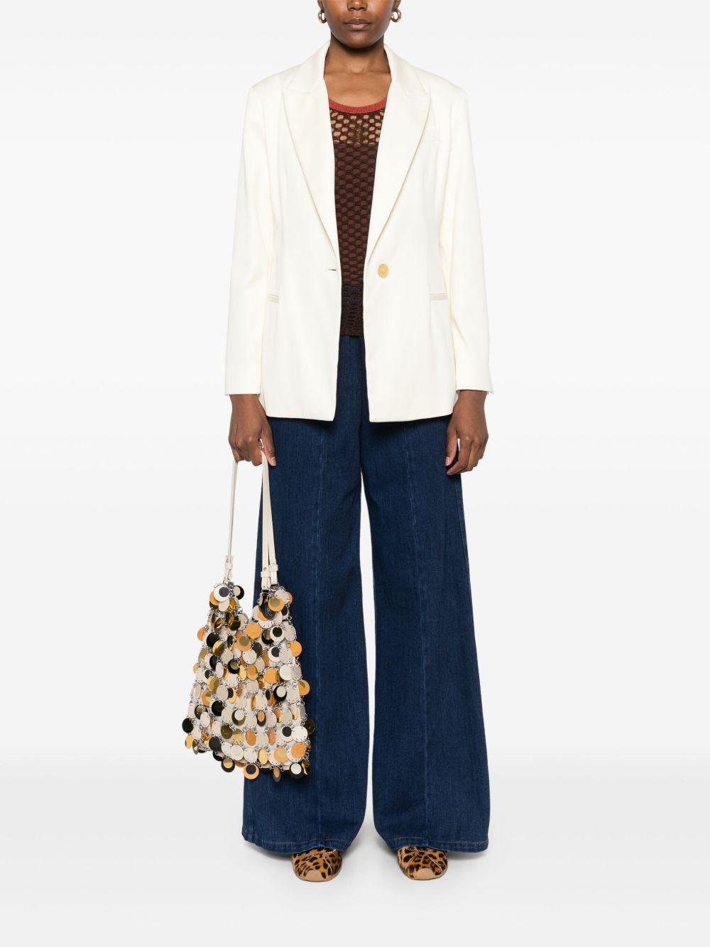 FORTE FORTE Single-Breasted Blazer Jacket for Women