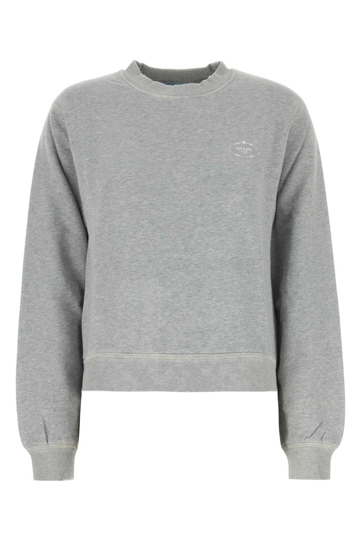 PRADA Cotton Sweatshirt - Women's FW25 Collection