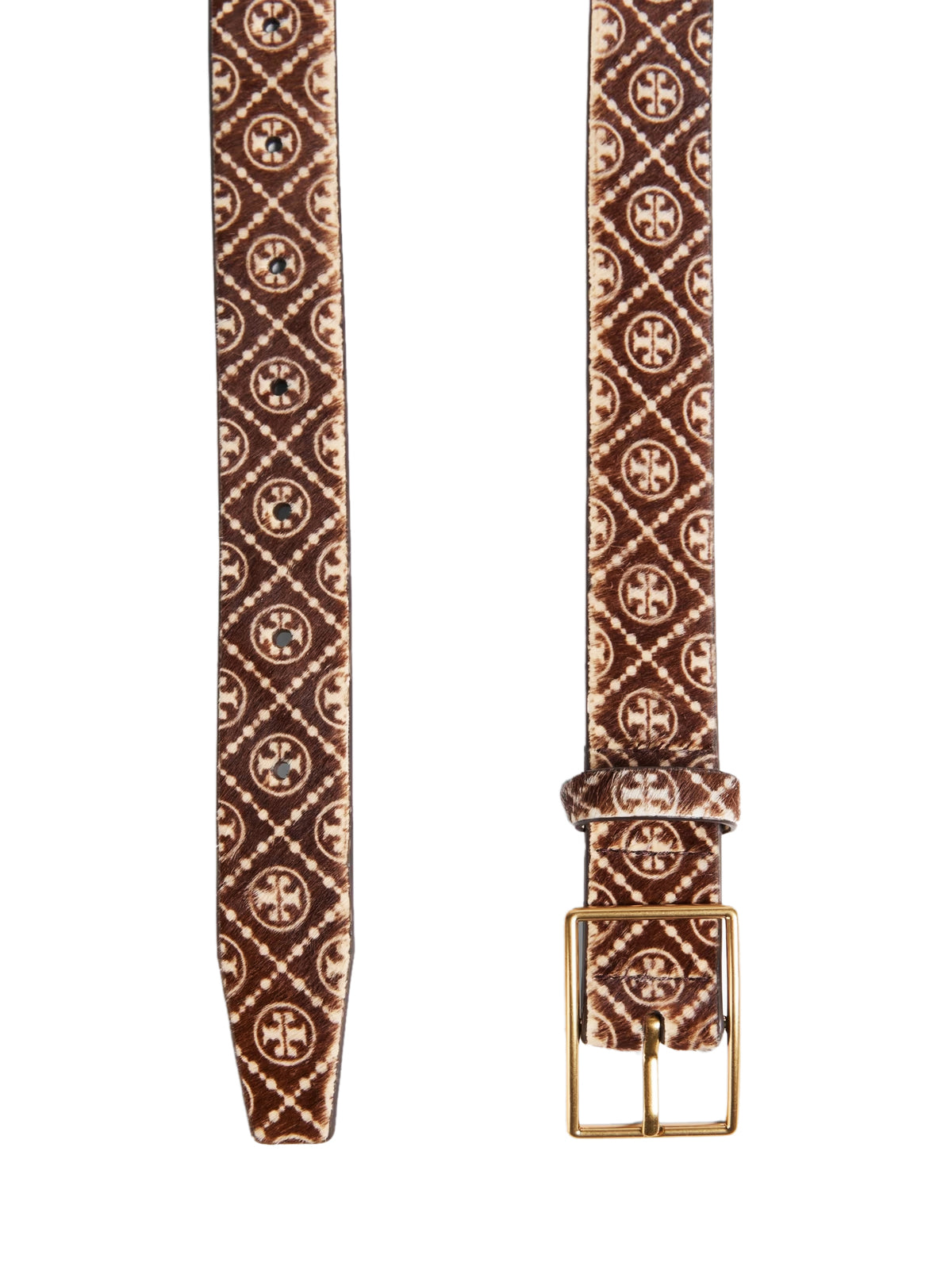 TORY BURCH Monogram Haircalf Belt - 2.5 cm Width