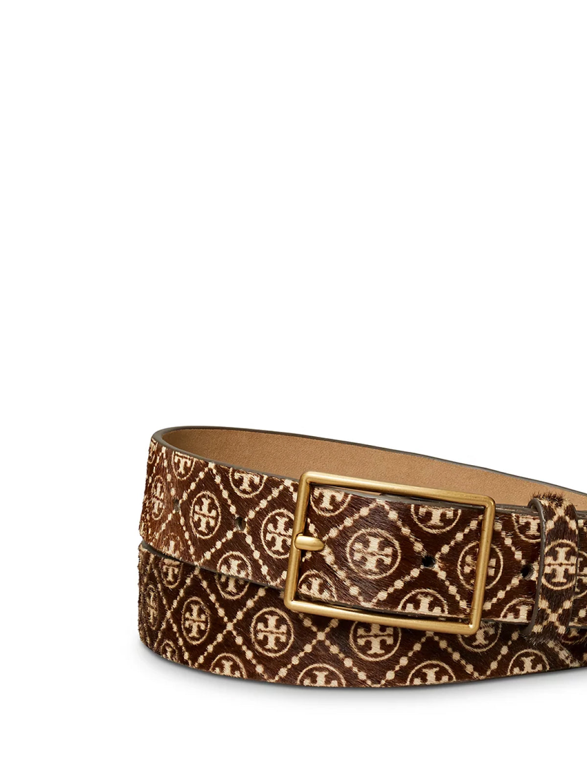 TORY BURCH Monogram Haircalf Belt - 2.5 cm Width