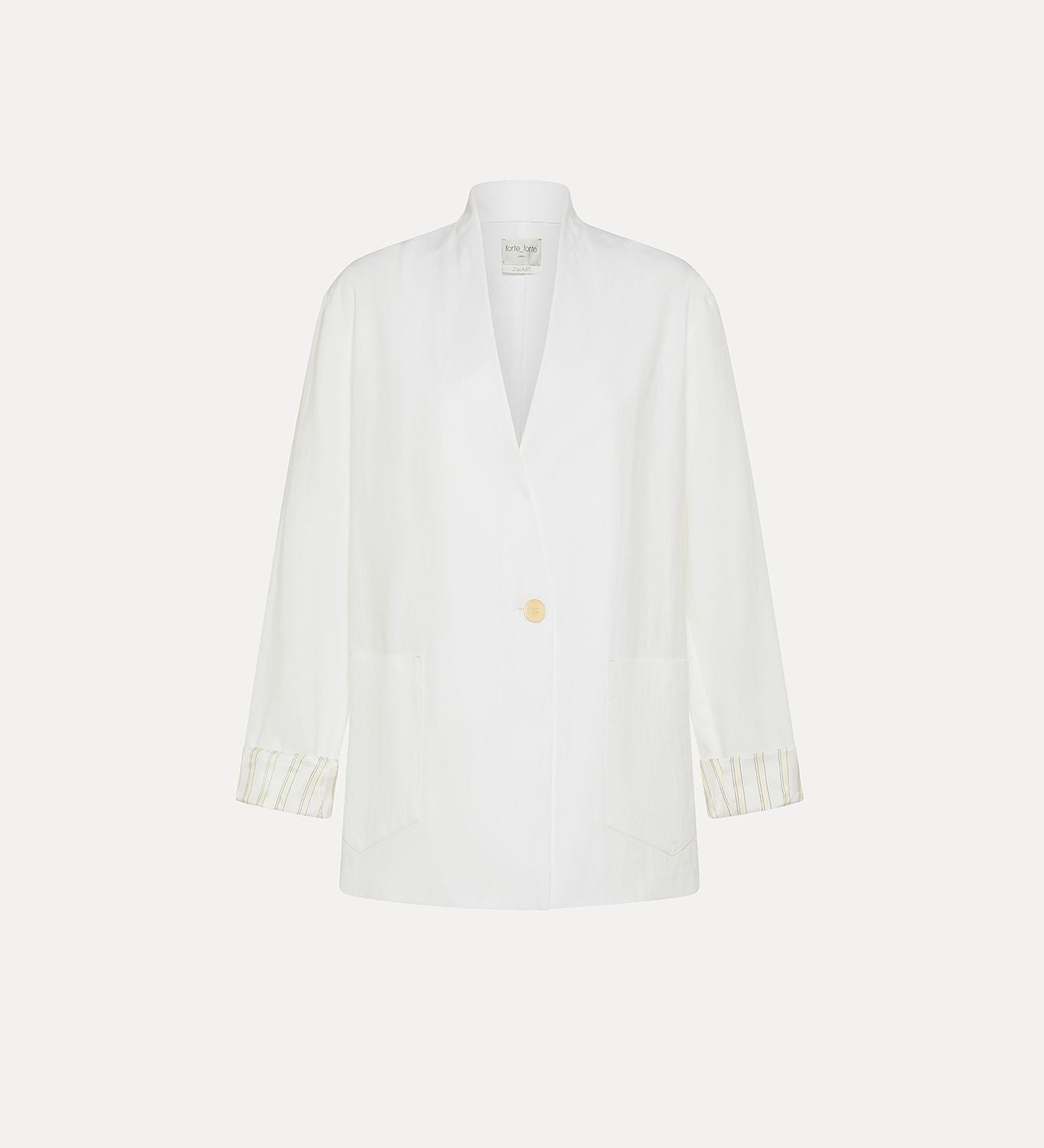 FORTE FORTE Women's Double Breasted Twill Jacket - SS25