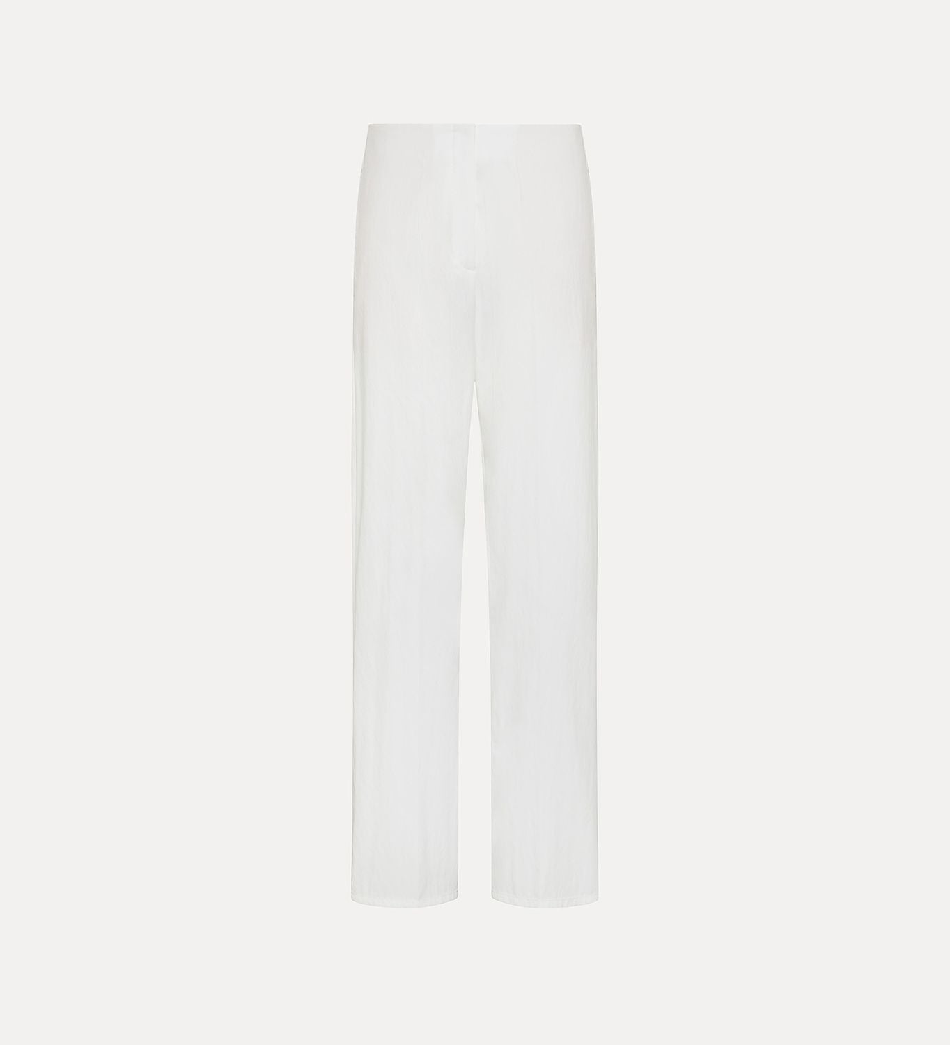 FORTE FORTE Viscose Cotton Twill Straight Leg Pants for Women