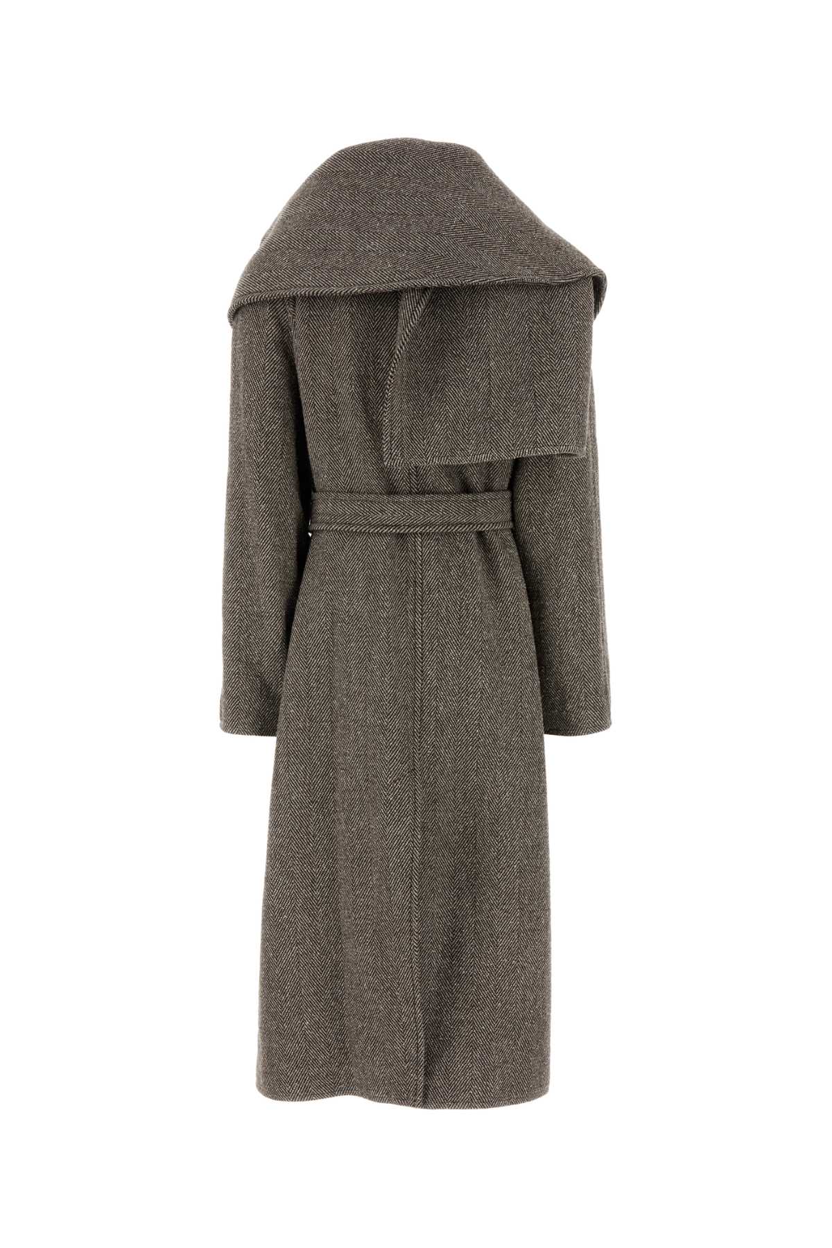 Ferragamo Embroidered Wool Blend Jacket for Women - FW25