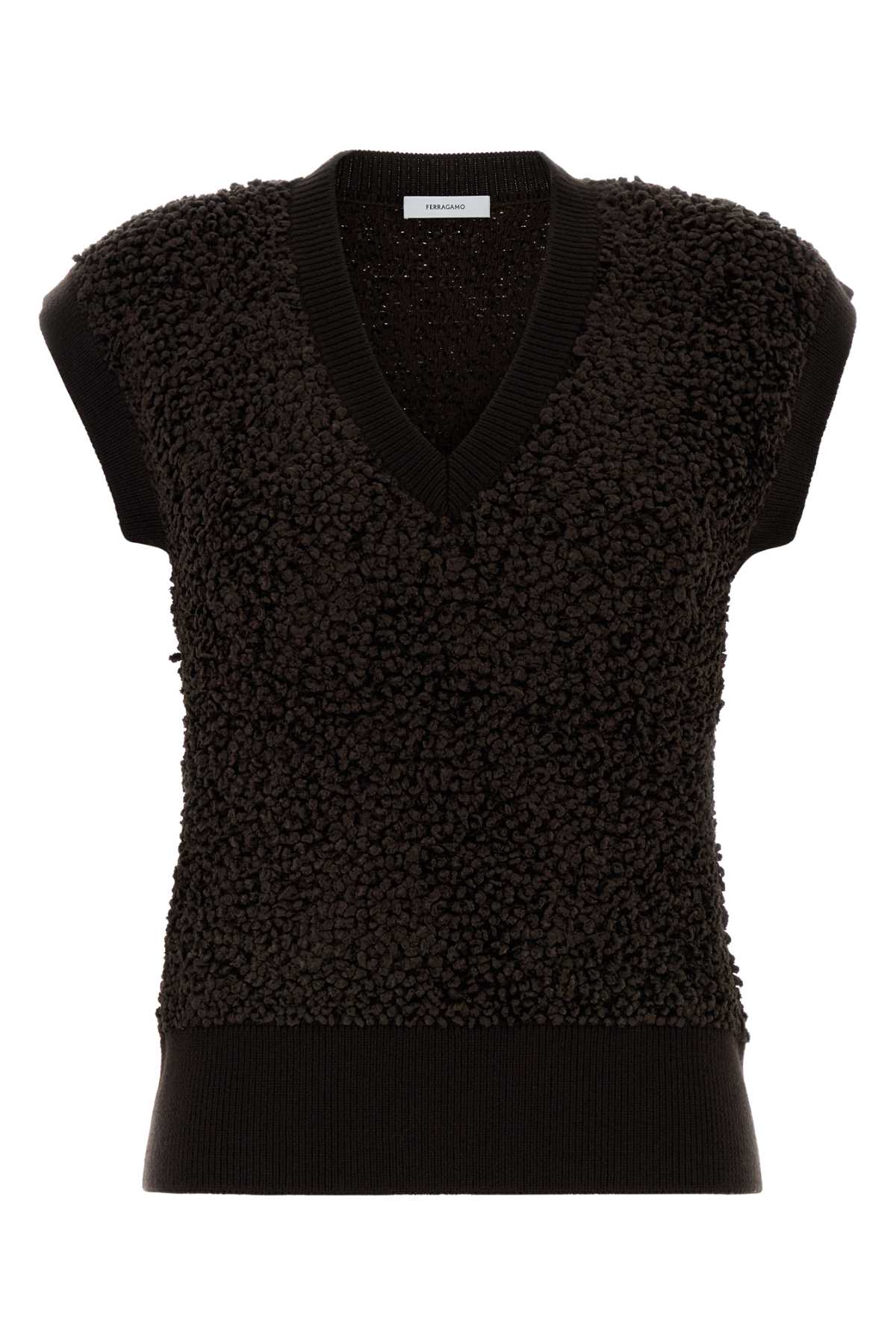 Ferragamo Boucle Loop Vest for Women - Fall 2025 Collection