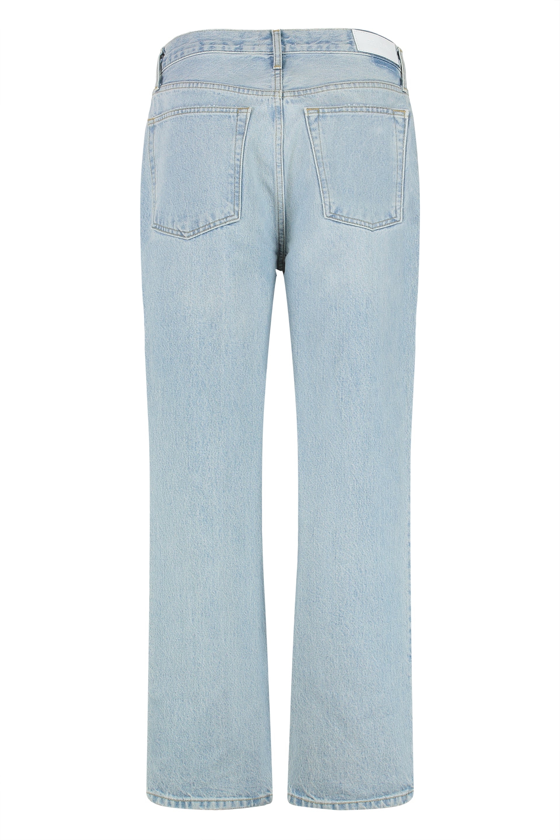 RE/DONE 5-Pocket Straight-Leg Distressed Jeans
