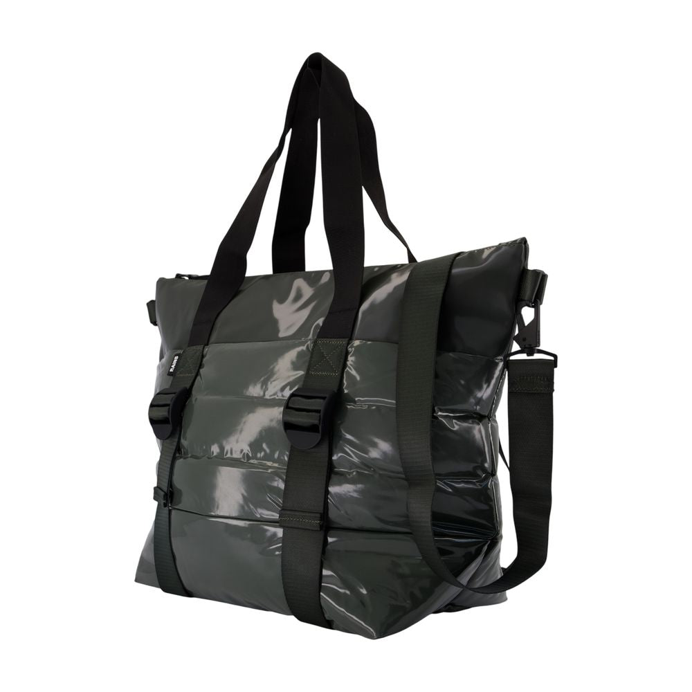 RAINS Mini Puffer Tote Handbag