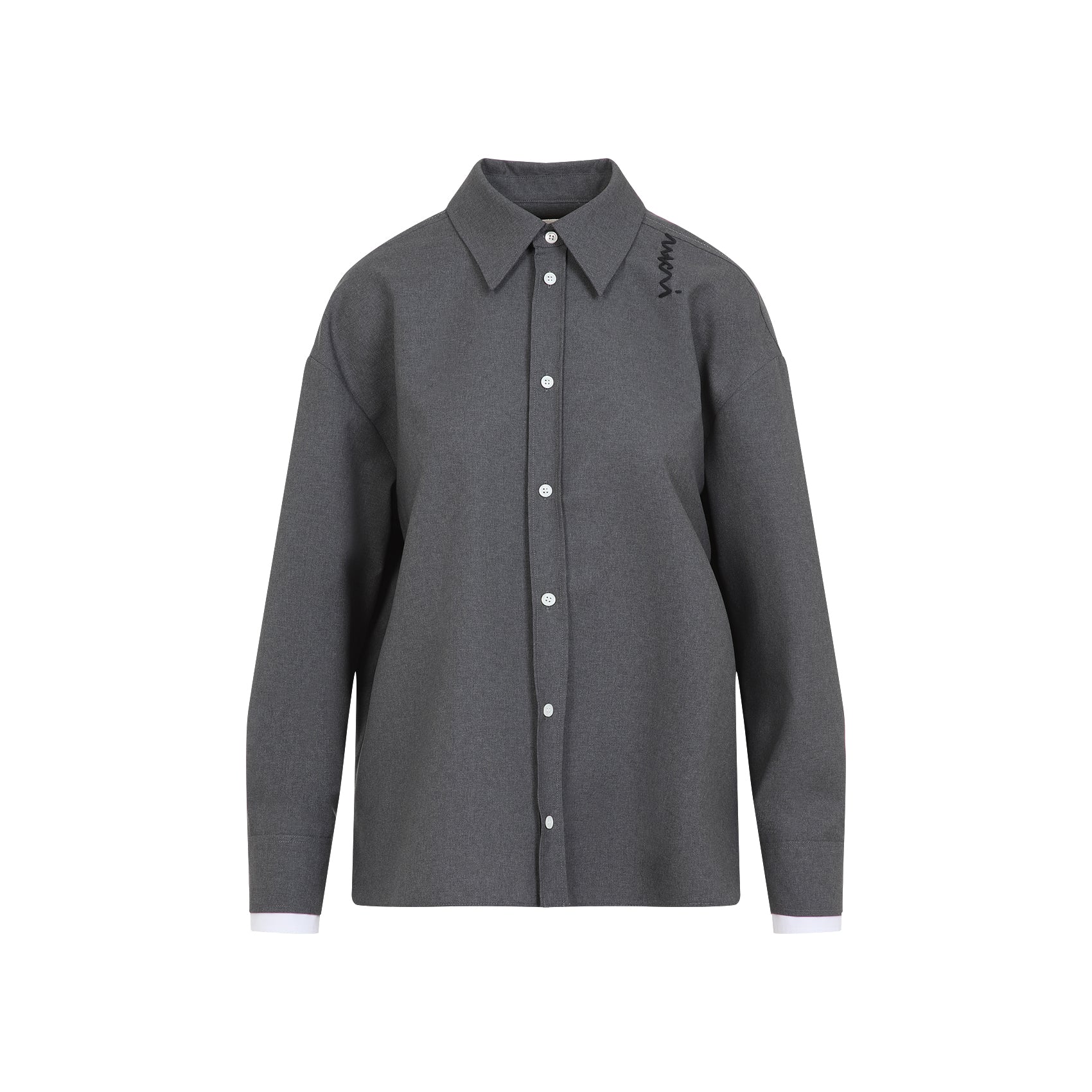 MARNI Men's Wool Shirt for Spring/Summer 2025