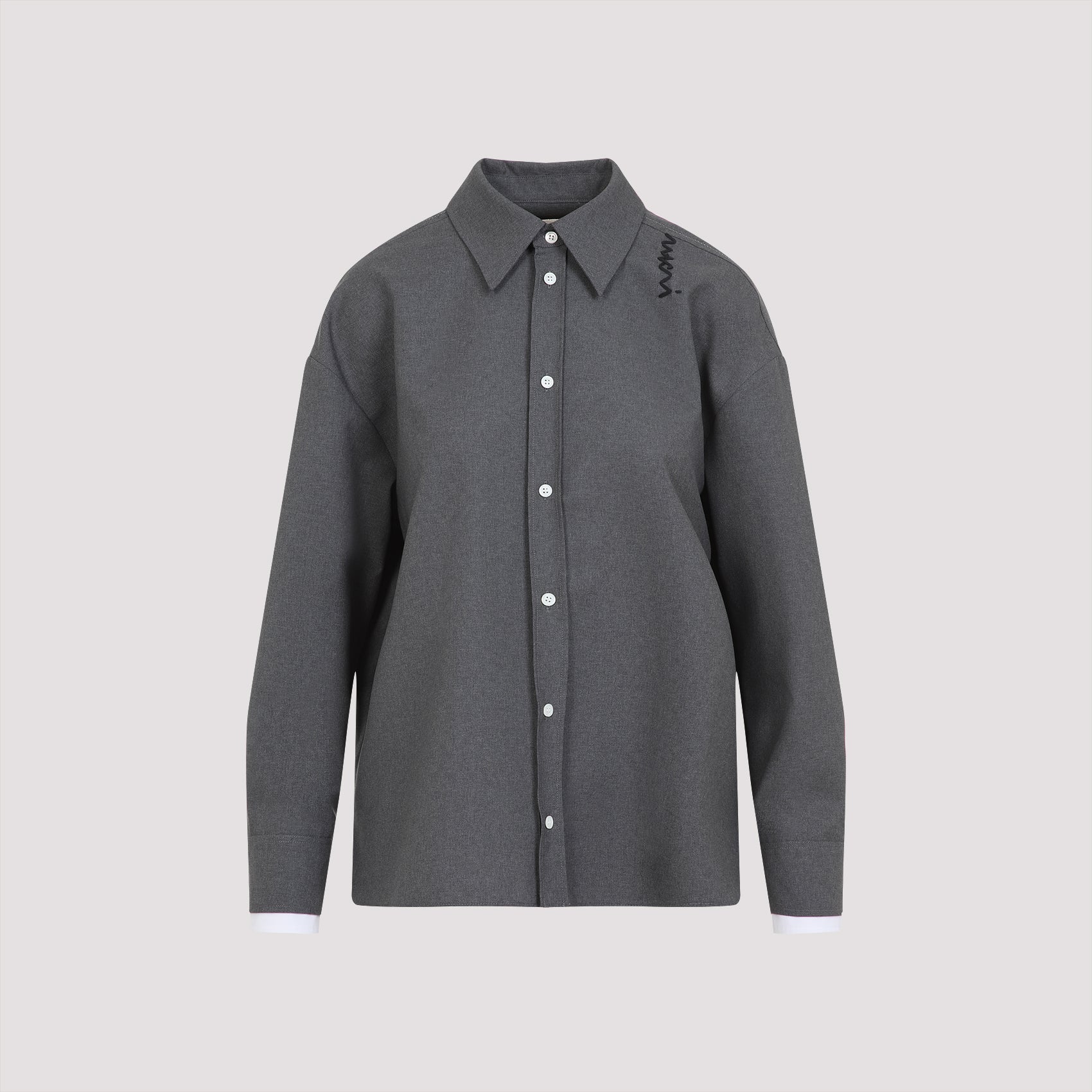 MARNI Men's Wool Shirt for Spring/Summer 2025