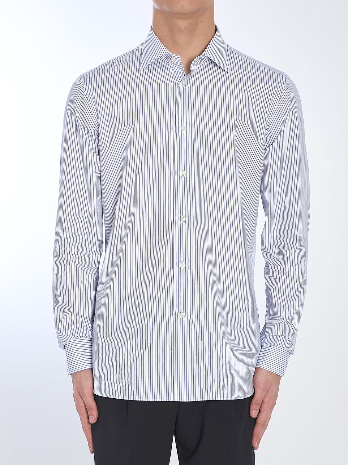 BORRIELLO Classic Striped Button-Up Shirt - Size IT 41