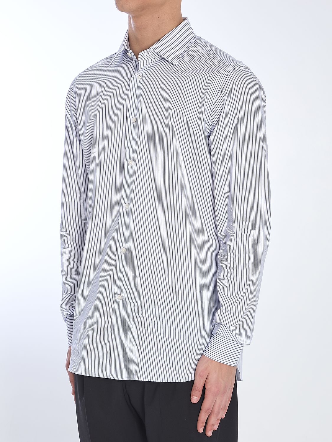 BORRIELLO Classic Striped Button-Up Shirt - Size IT 41