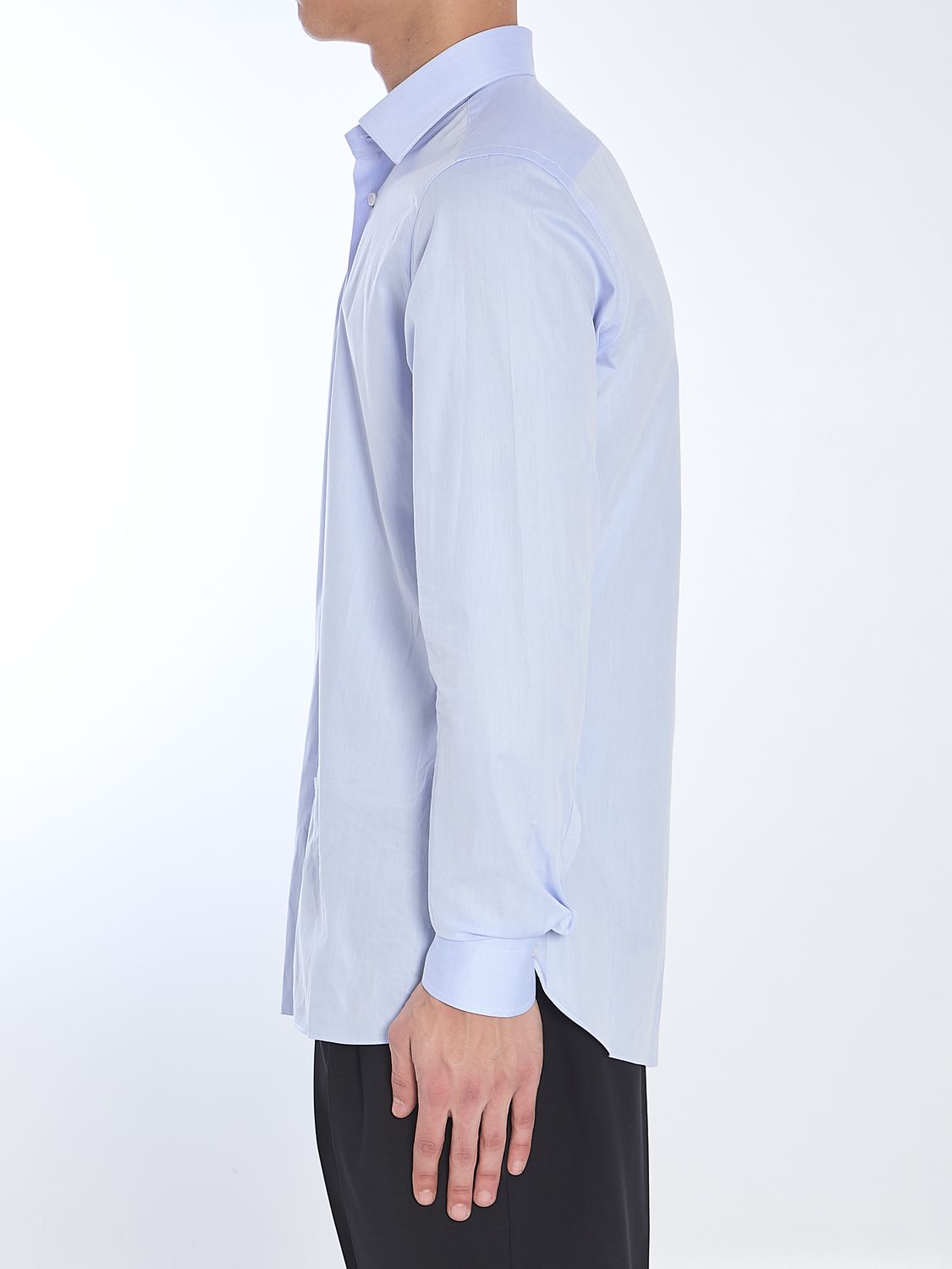 BORRIELLO Classic Cotton Poplin Shirt for Men - Size 40