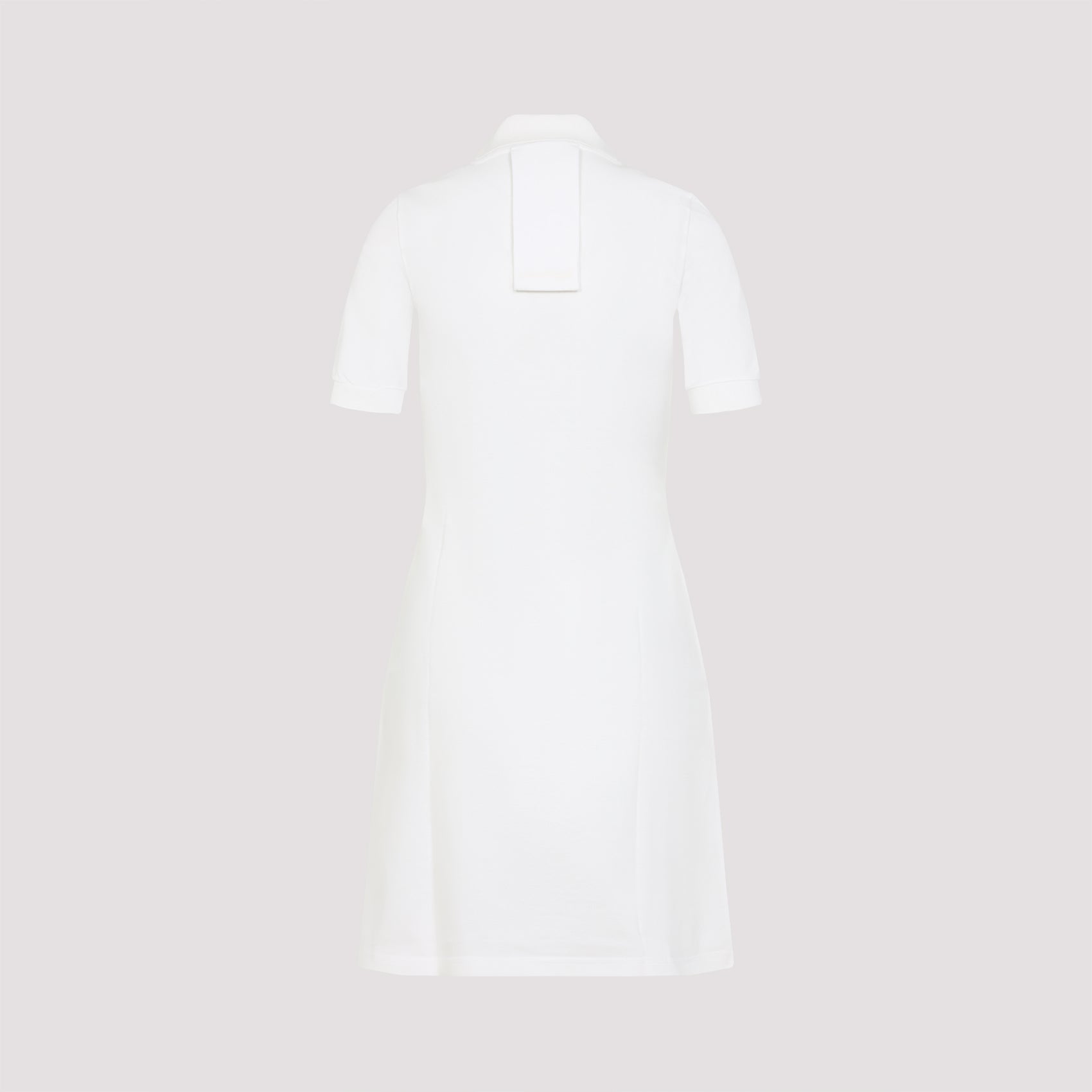 COURREGES Men's Cotton Piqué Mini Polo Dress