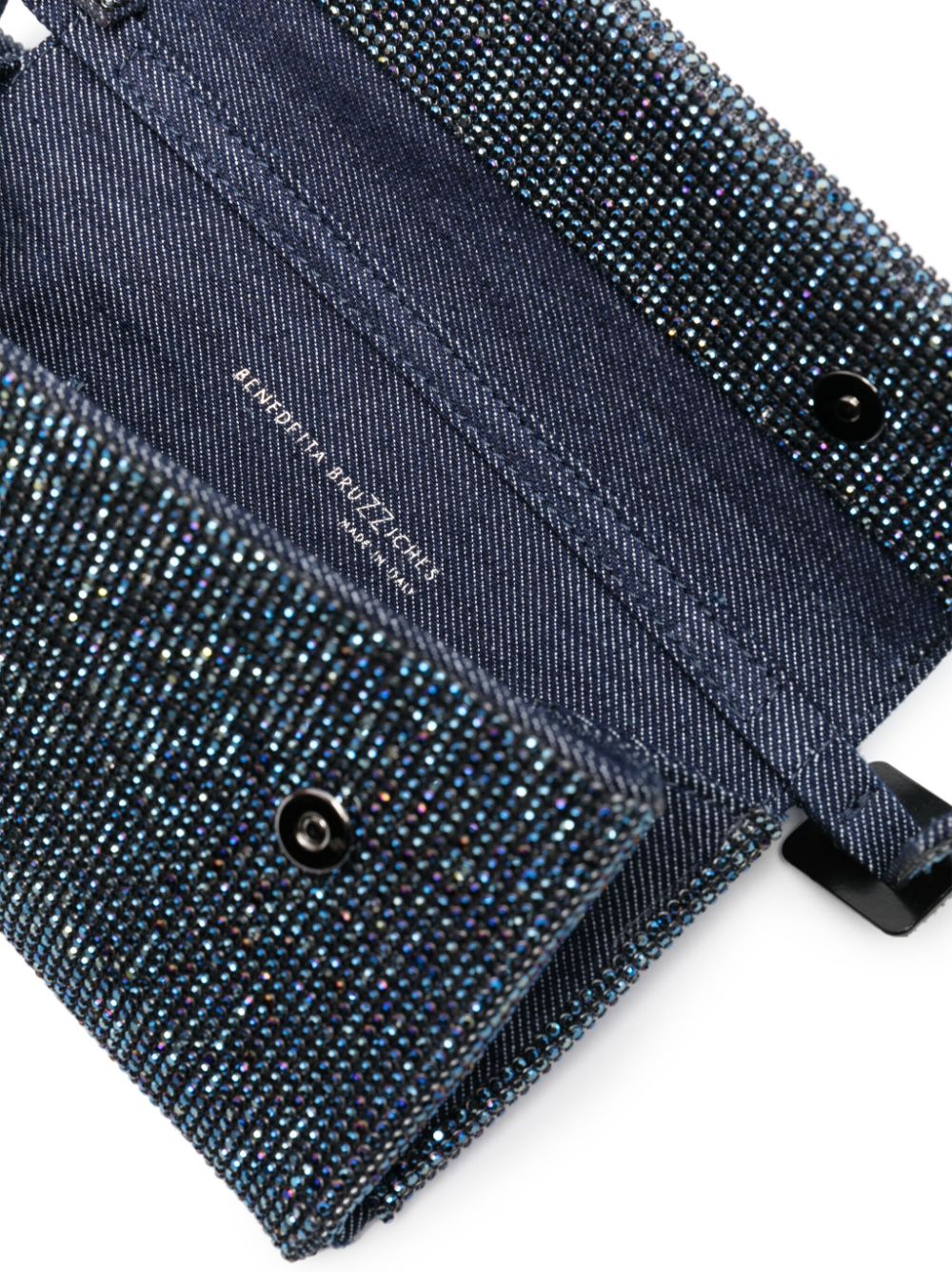 BENEDETTA BRUZZICHES Mini Crystal-Embellished Clutch Handbag