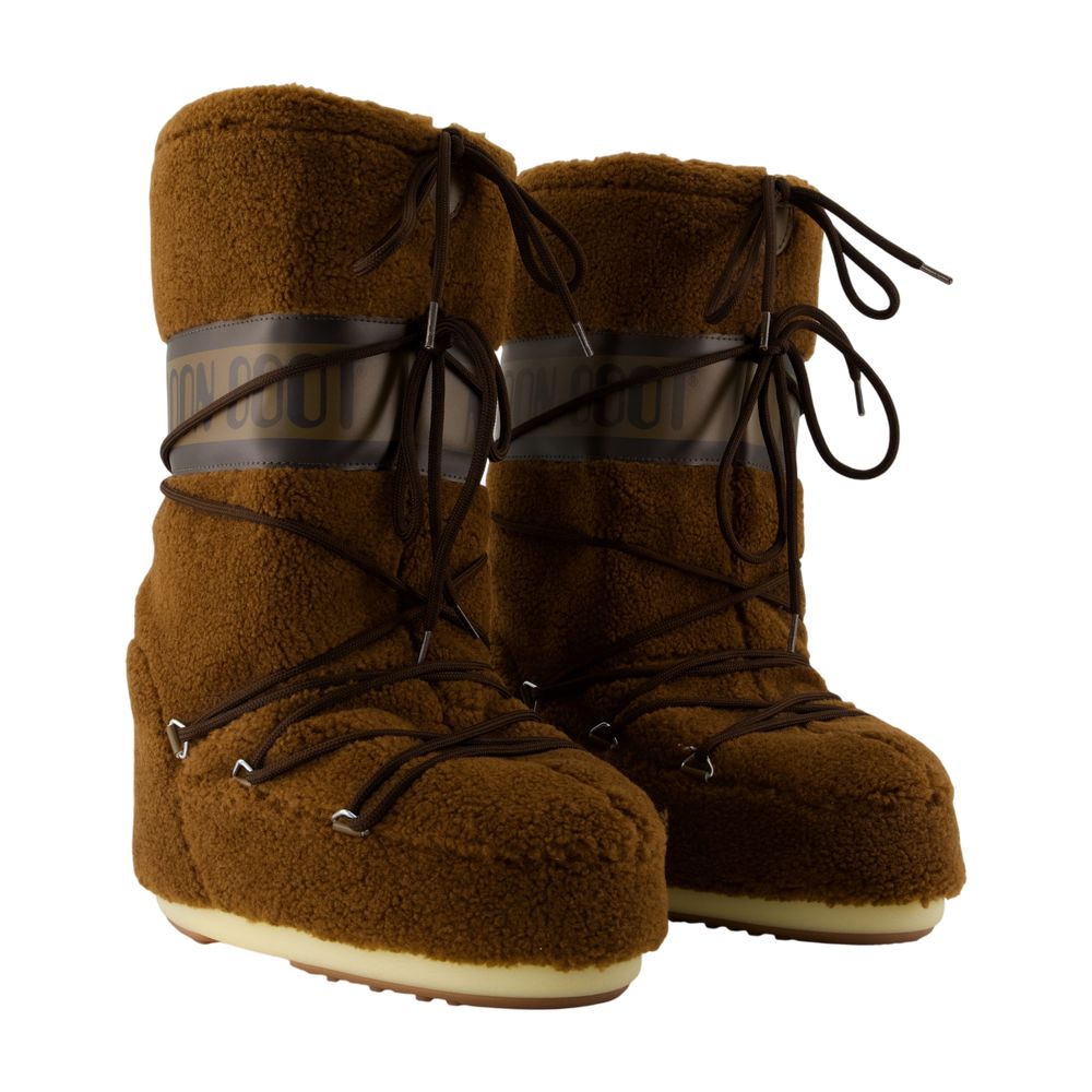 MOON BOOT Eco Fur Icon Mini Boots for Women