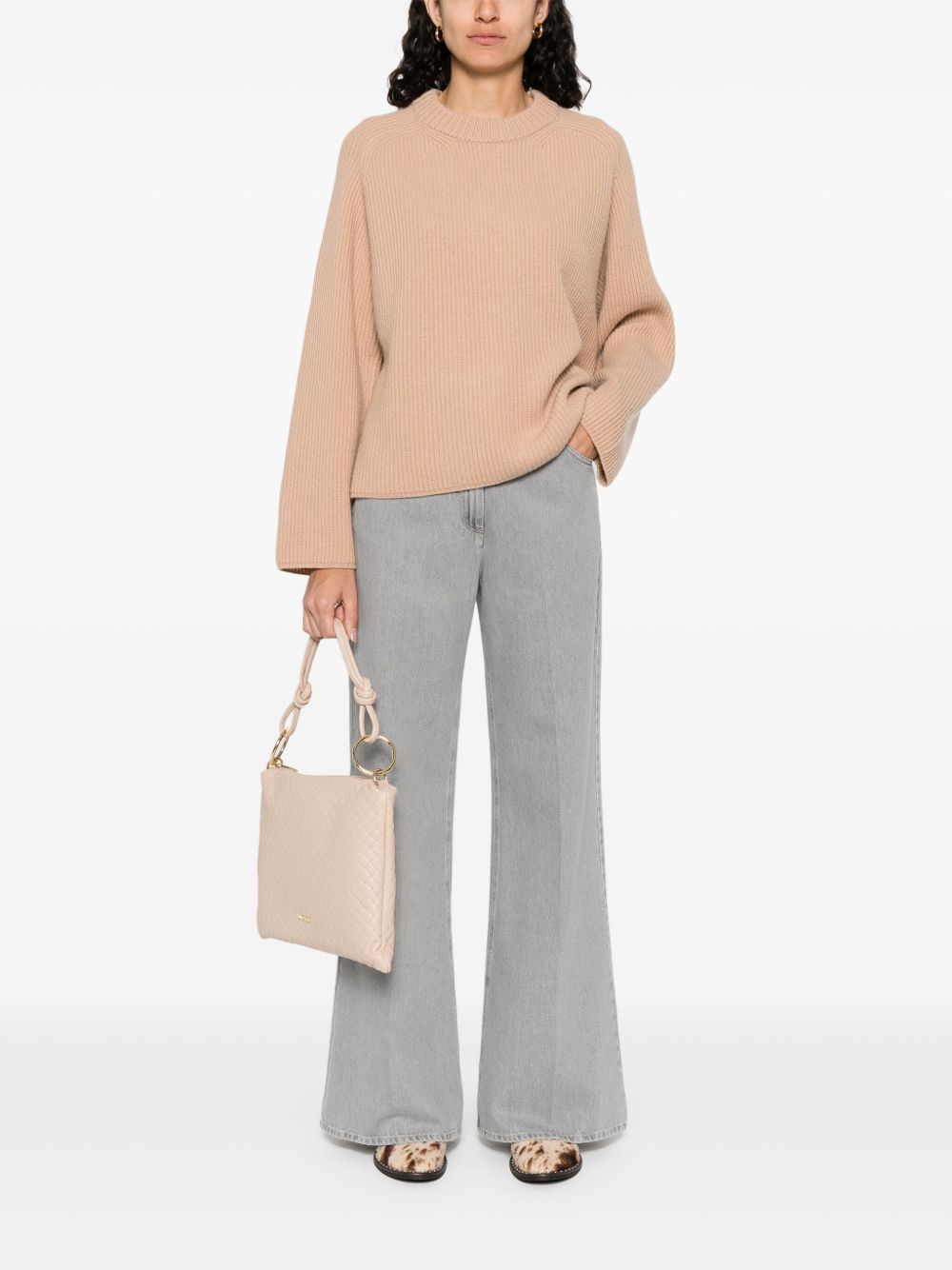 FORTE FORTE Flared Denim Jeans for Women