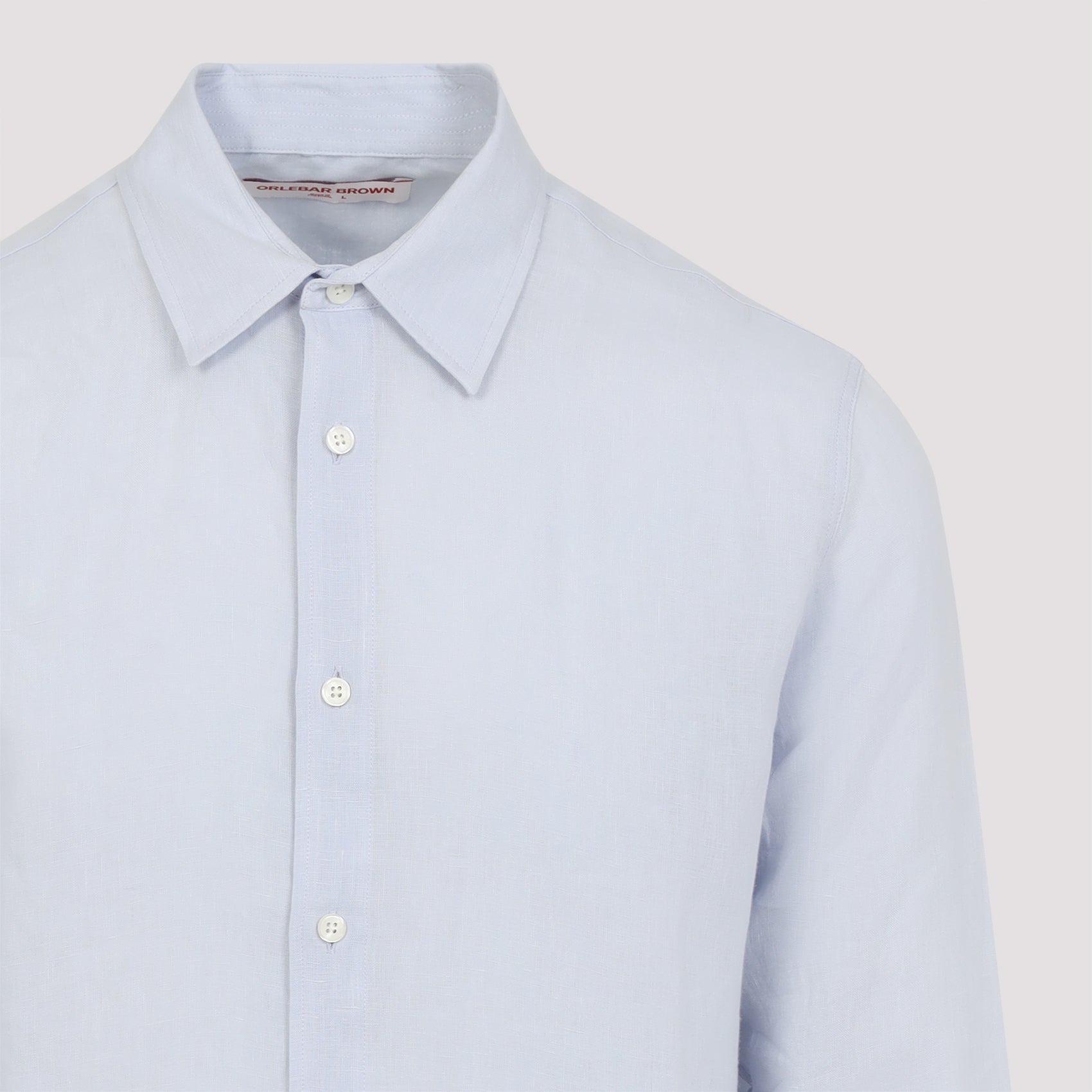 ORLEBAR BROWN Justin Linen Shirt for Men - Fall/Winter 2025