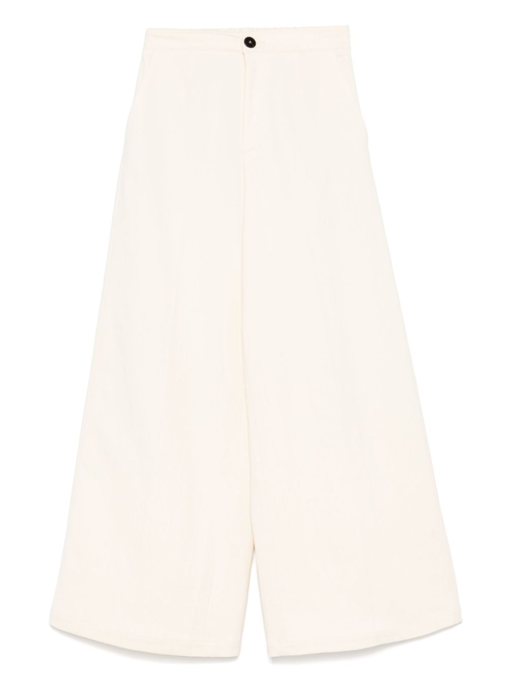 FORTE FORTE High-Waisted Cotton Trousers for Women
