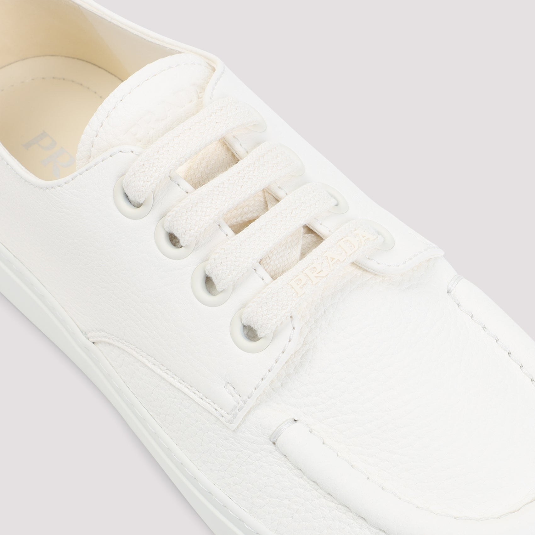 PRADA Deer Leather High-Top Sneakers for Men - FW25