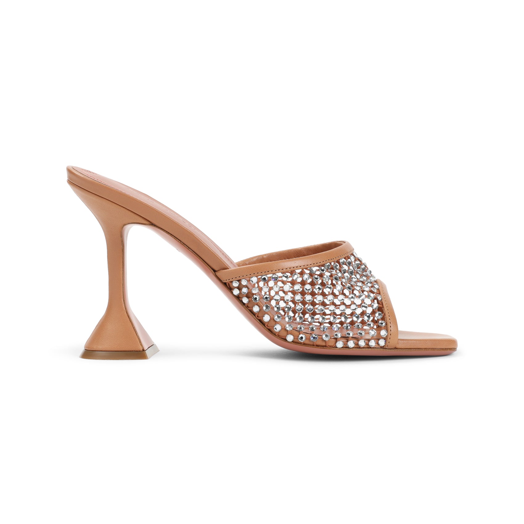 AMINA MUADDI Lupita Crystal Net 95 Sandals