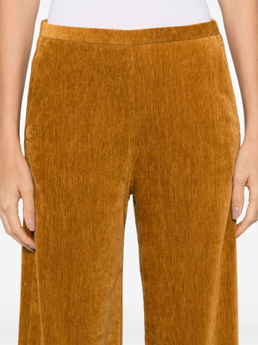FORTE FORTE High-Waisted Flared Trousers