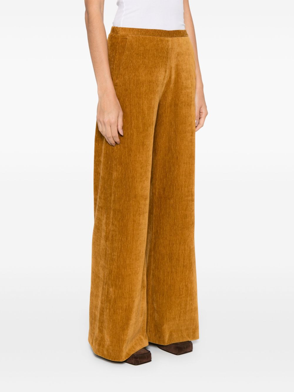 FORTE FORTE High-Waisted Flared Trousers