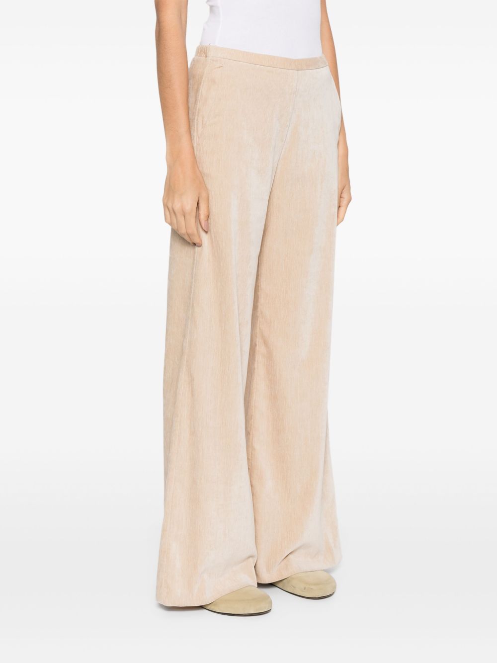 FORTE FORTE High-Waisted Flared Trousers