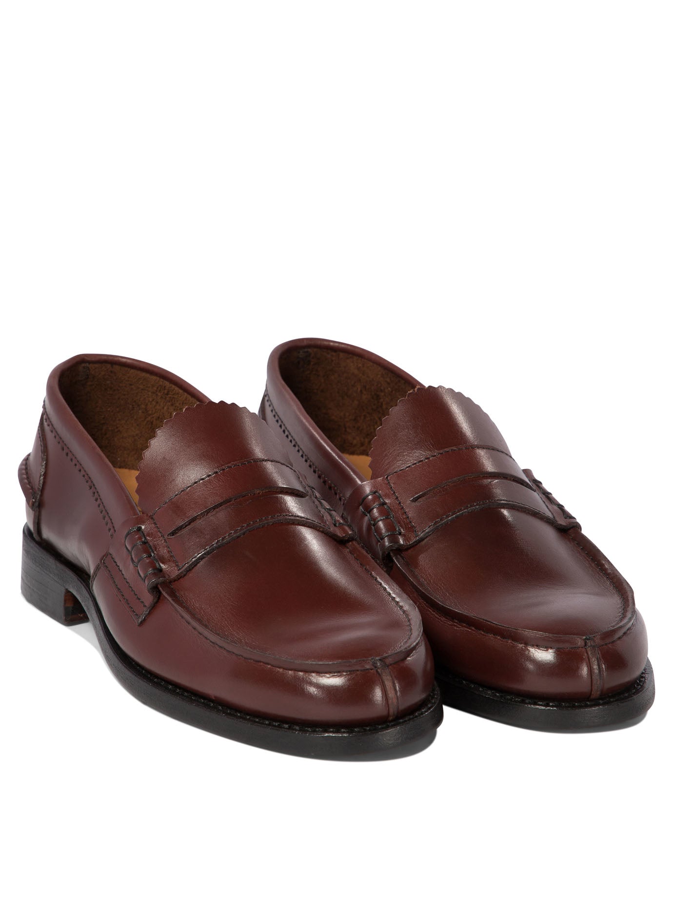 SAXONE OF SCOTLAND Classic Loafers for Men - Goodyear Welted Construction