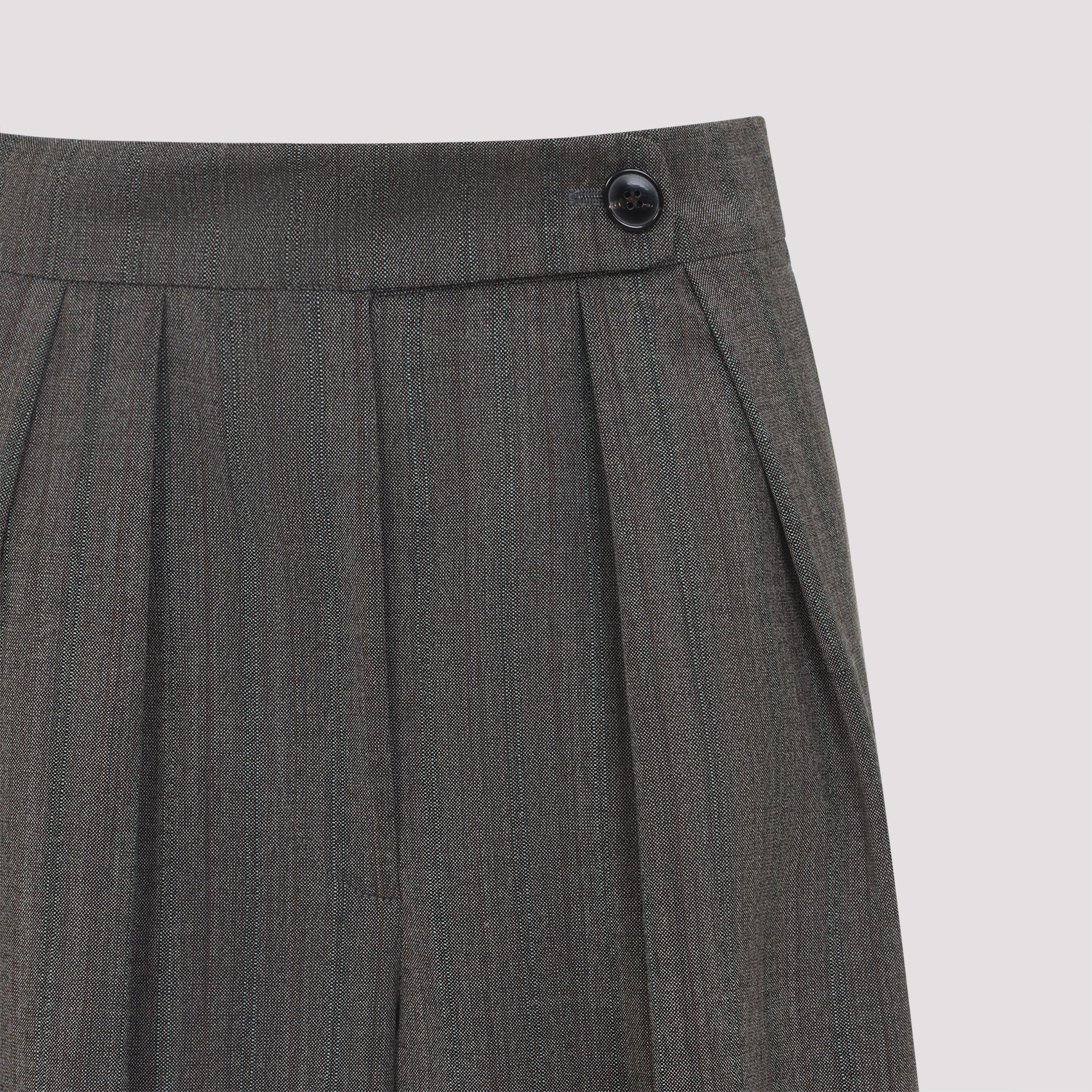 DRIES VAN NOTEN Wide Leg Wool Pamplona Pants