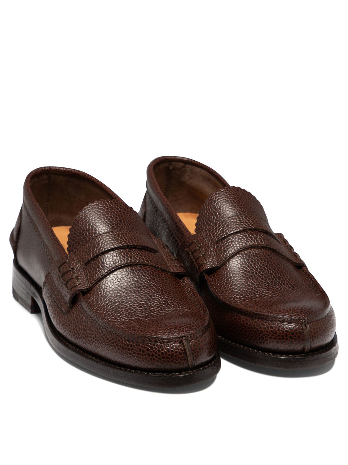 SAXONE OF SCOTLAND Men's Premium Leather Moccasin Loafers