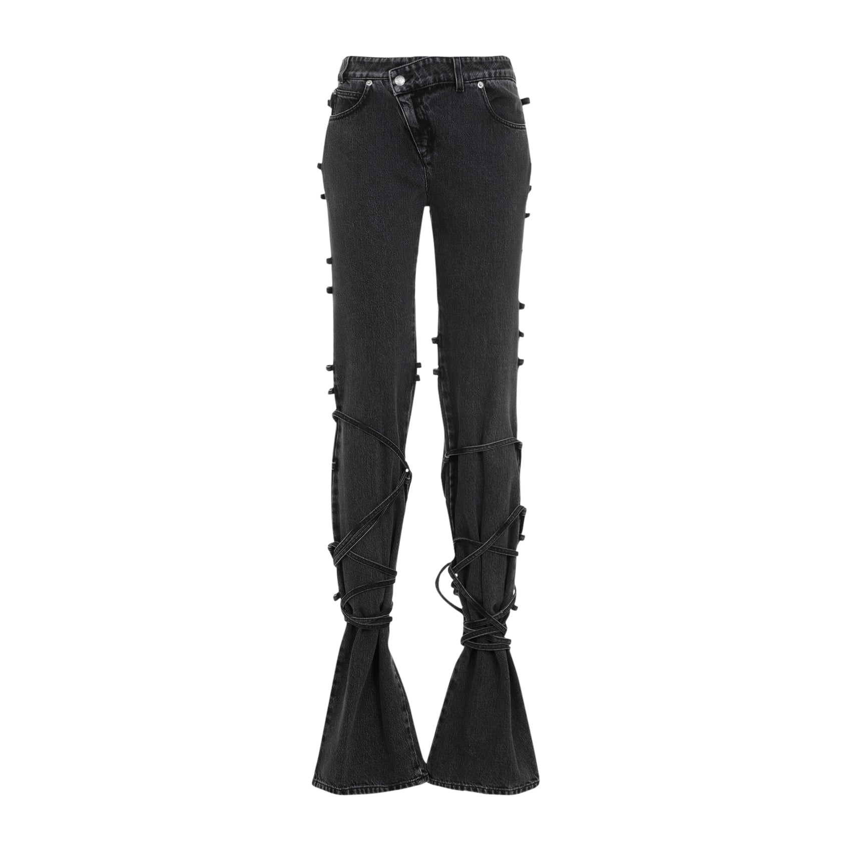 ALEXANDER MCQUEEN Tied Jeans