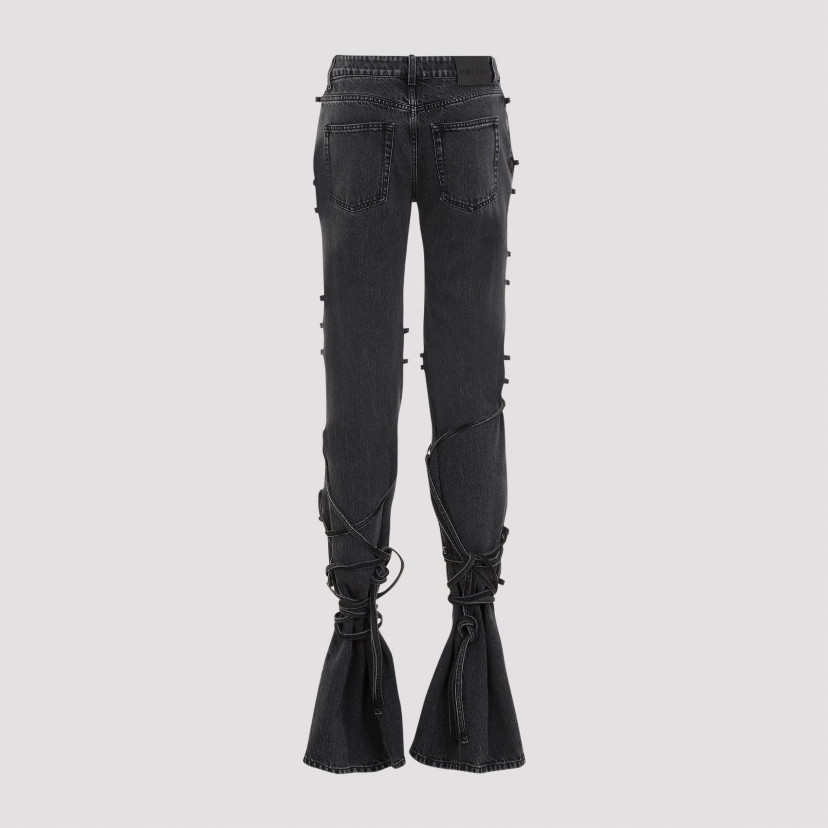 ALEXANDER MCQUEEN Tied Jeans