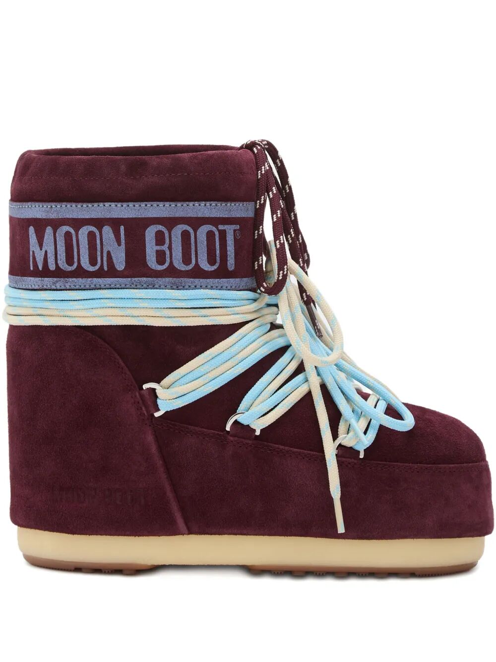 MOON BOOT Mini Suede Low Ankle Boots for Women