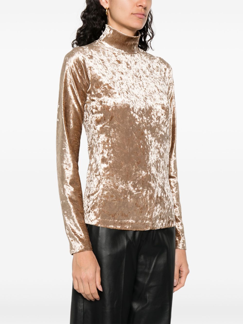 FORTE FORTE Velvet Turtle-Neck Sweater for Women - Fall 2025