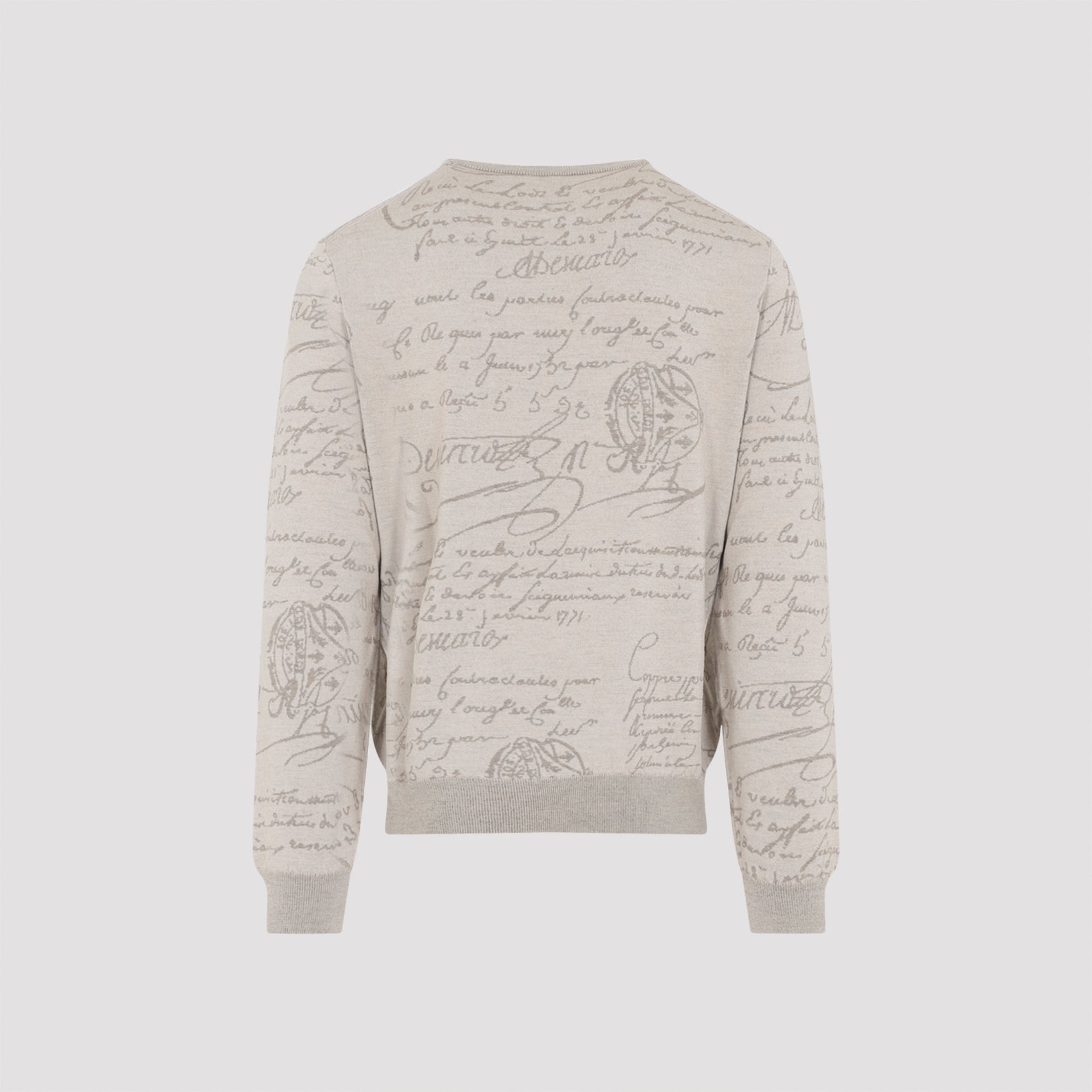 BERLUTI Men's Premium Wool-Cashmere Blend Pullover