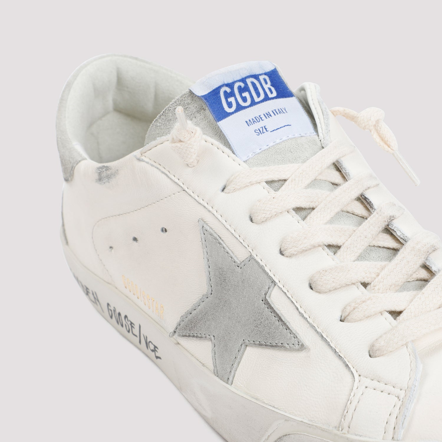 GOLDEN GOOSE Super Star Leather Sneakers for Men
