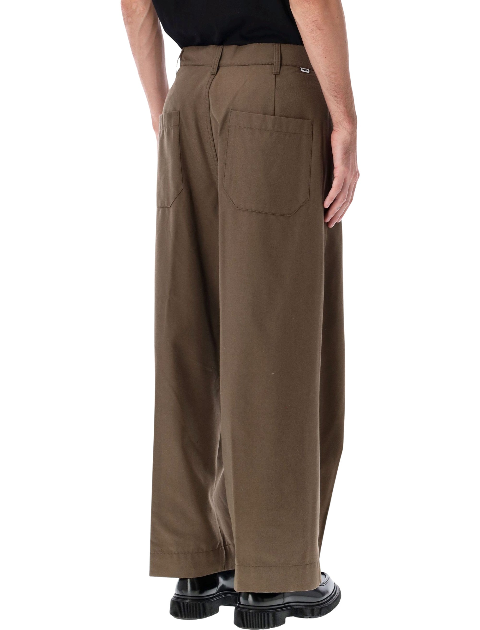 OBEY Oliver Pleated Pants - Baggy Fit, Size 32